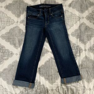 American Eagle Jean capris. Size: 2